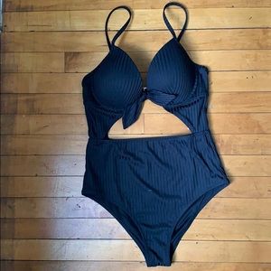 NWT One piece swimsuit with cut outs